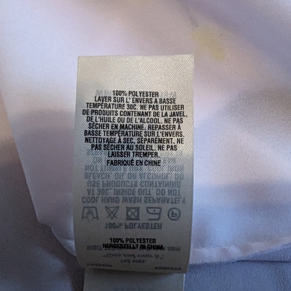 Ted Baker London Pink Lovii Elegant Print Ruffle Blouse - Picture 6 of 8